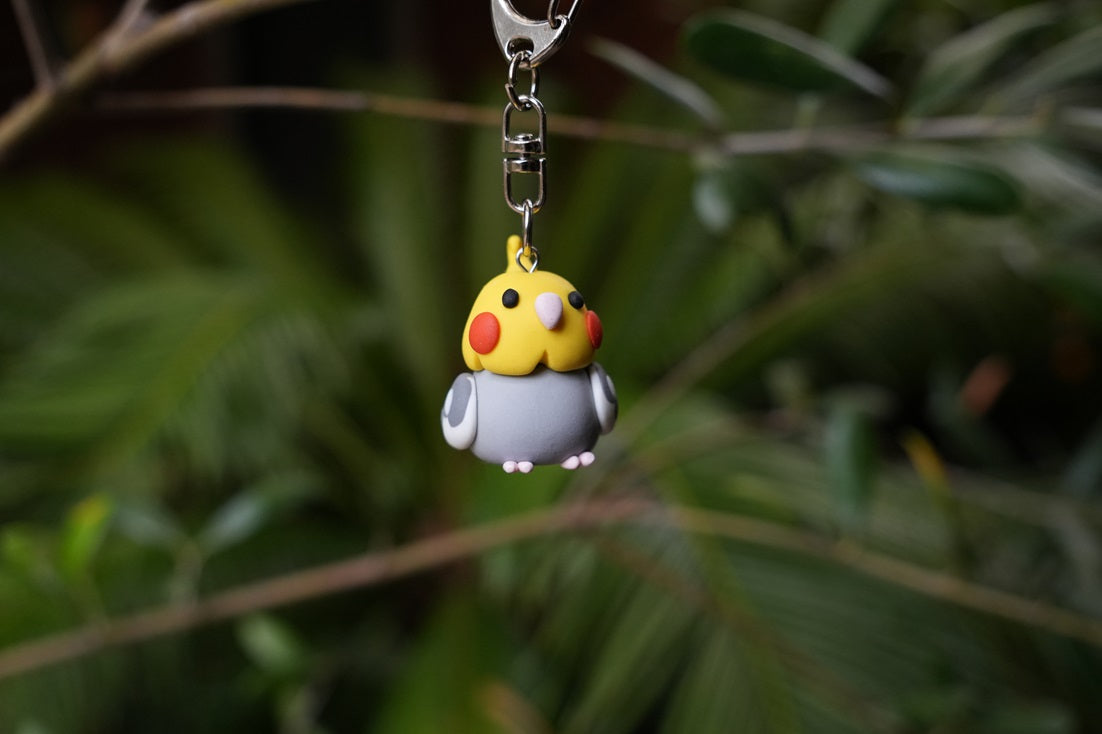 Cockatiel Keychain