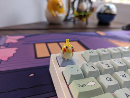 Cockatiel Artisan Keycap